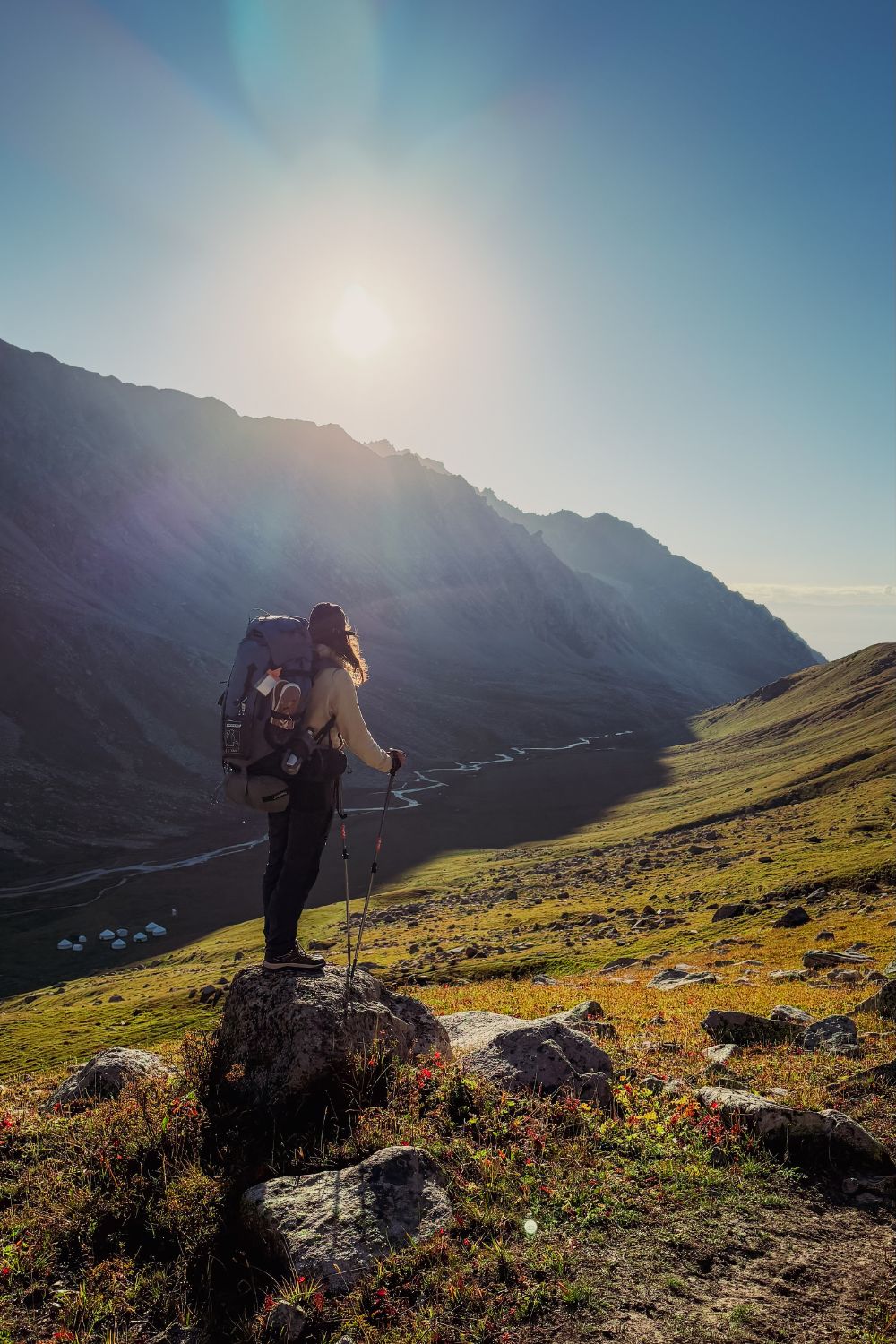 solo female traveler in kyrgyzstan